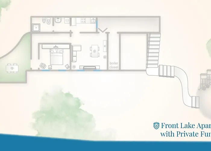 Apartment Front With Private Funicular By Rent Como